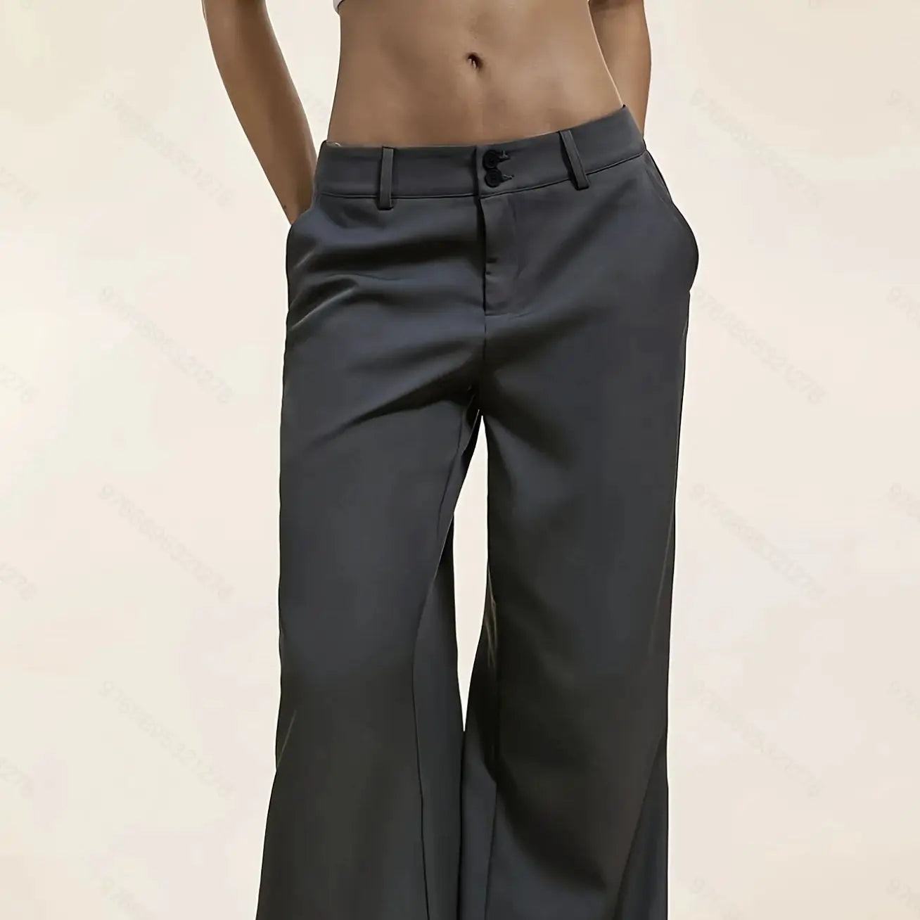 Pantalon Tailleur Femme Élégant - Coupe Droite Polyvalente Bureau | MDN
