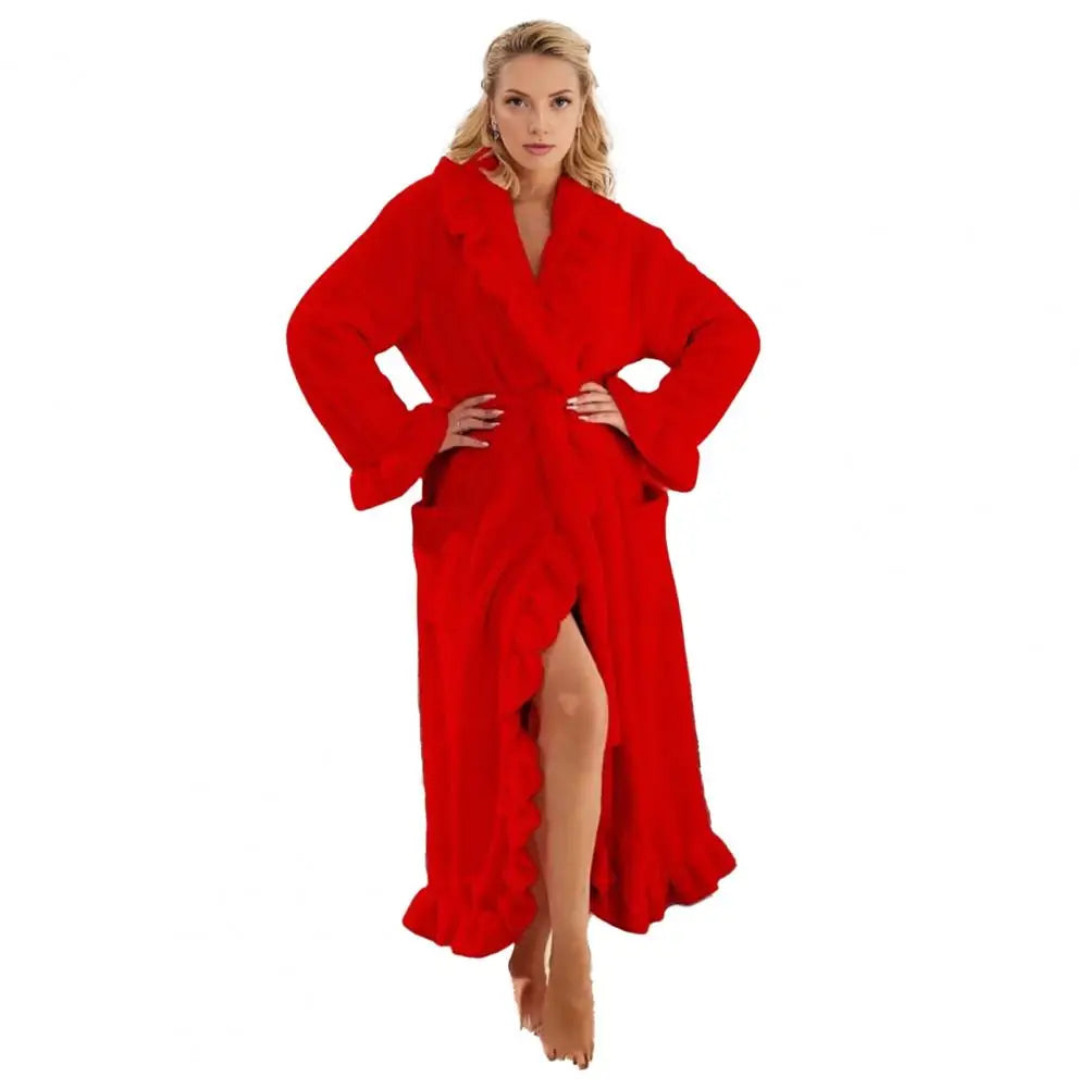 Peignoir Femme Polaire Doux Chaud | MDN