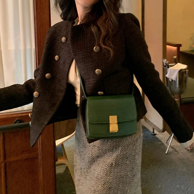 Veste Tweed Élégante Poches | MDN