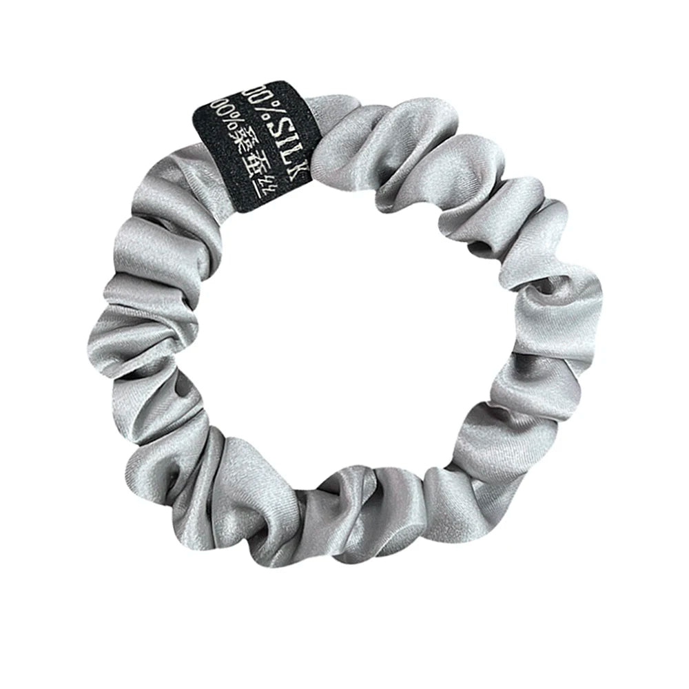 Chouchou Soie de Mûrier 100% Pure 19 Momme - Élastique Cheveux Premium | MDN