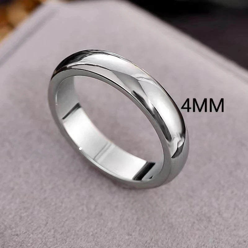 Bague Couple Acier Plaqué Or 18K 8mm | MDN