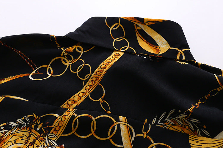 Chemise Vintage Boutonnée Femme Loose Casual | MDN