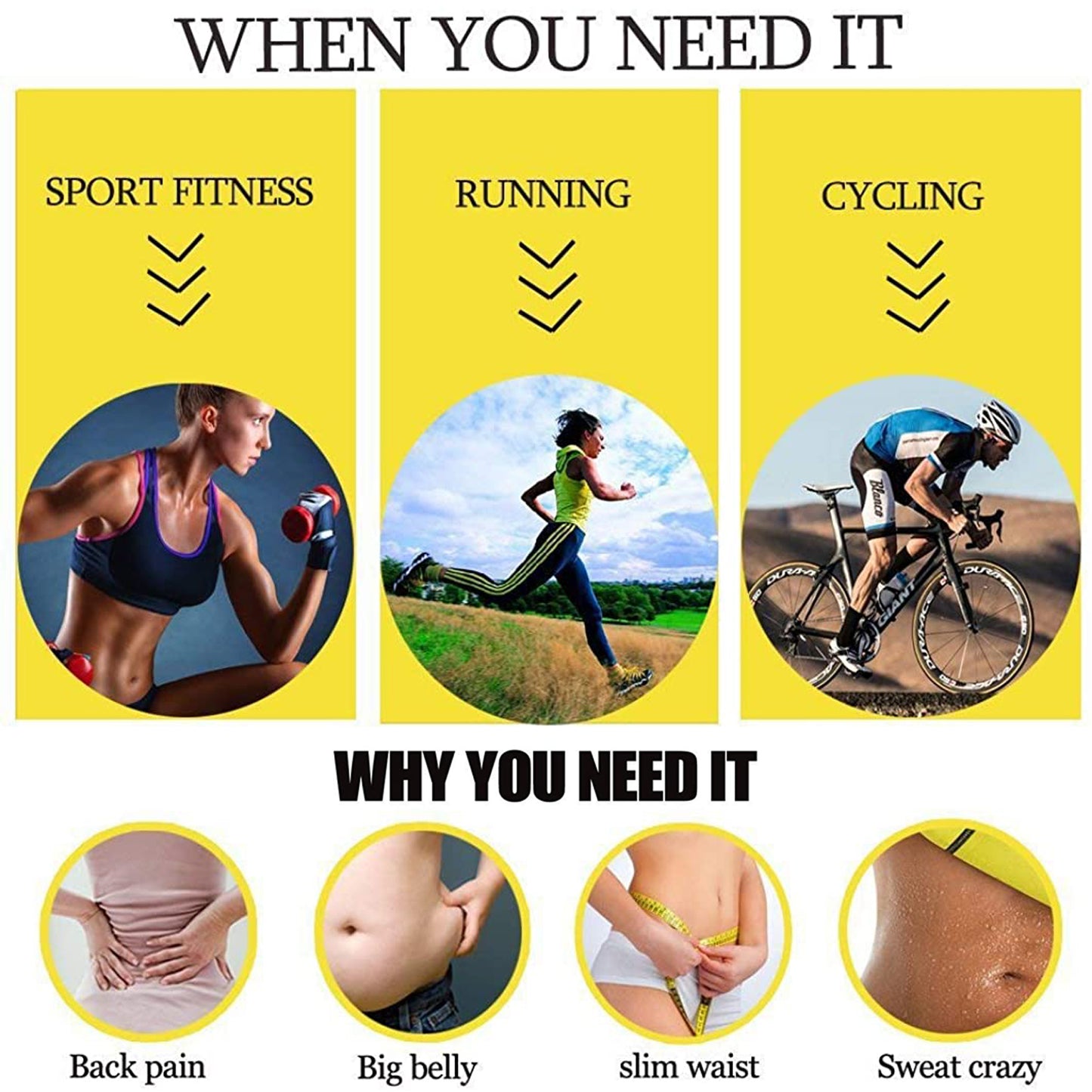 Ceinture Gaine Amincissante Effet Sauna - Sculptante et Tonifiante pour la Taille | MDN