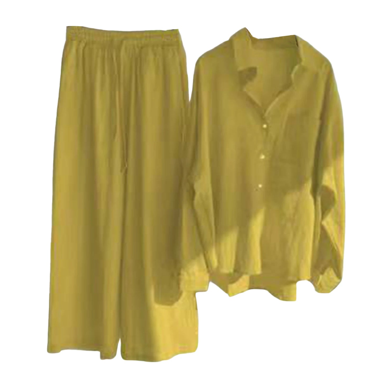 Ensemble Femme 2 Pièces Lin Casual | MDN