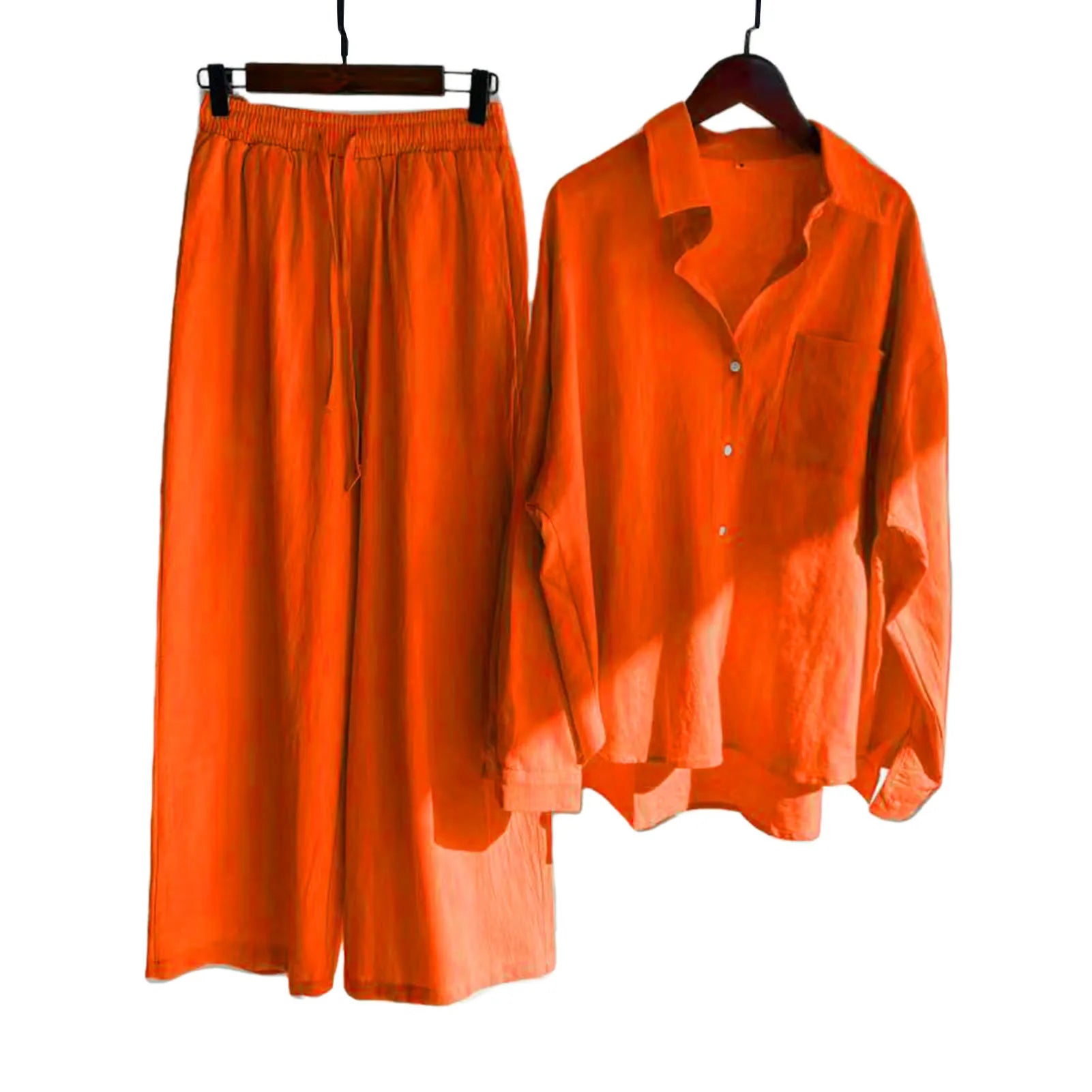 Ensemble Femme 2 Pièces Lin Décontracté | MDN Store
