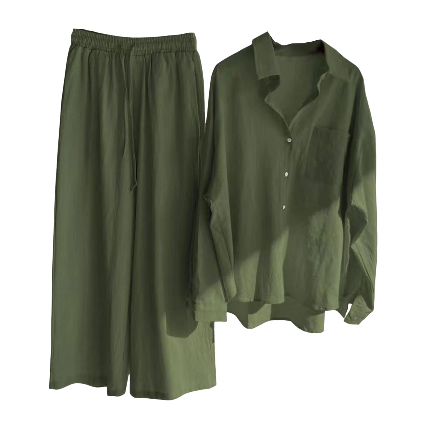 Ensemble Femme 2 Pièces Lin Décontracté | MDN Store