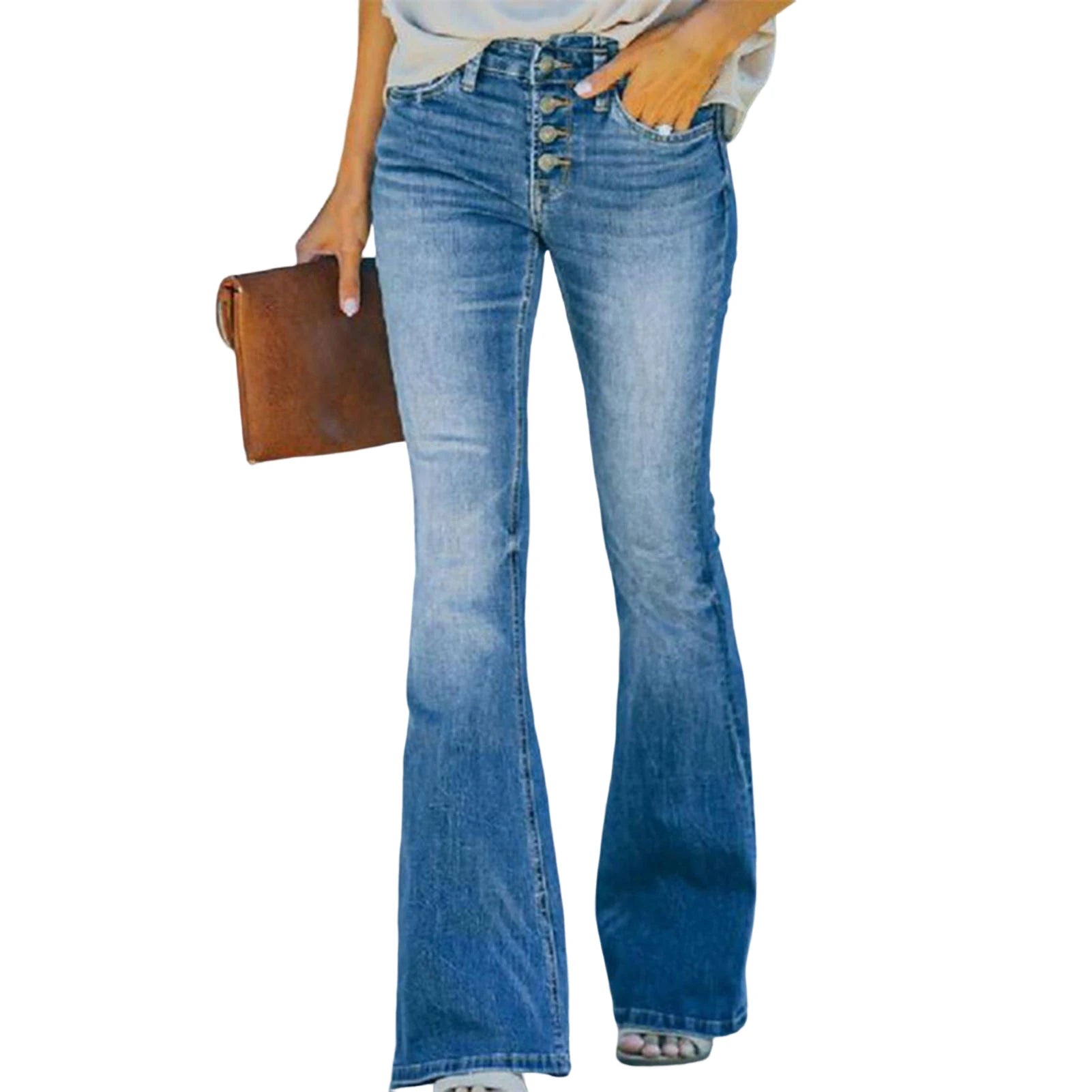 Jean Femme Taille Haute Évasé | MDN Store