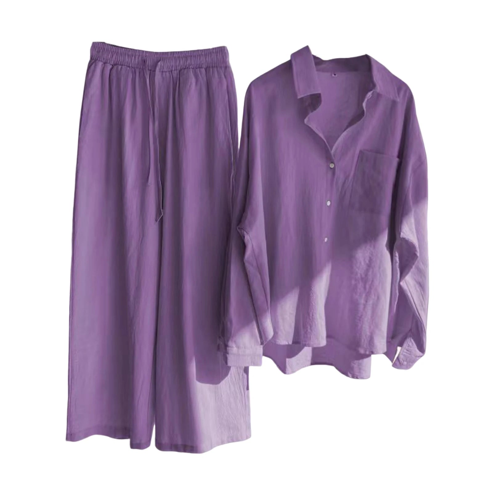 Ensemble Femme 2 Pièces Lin Décontracté | MDN Store