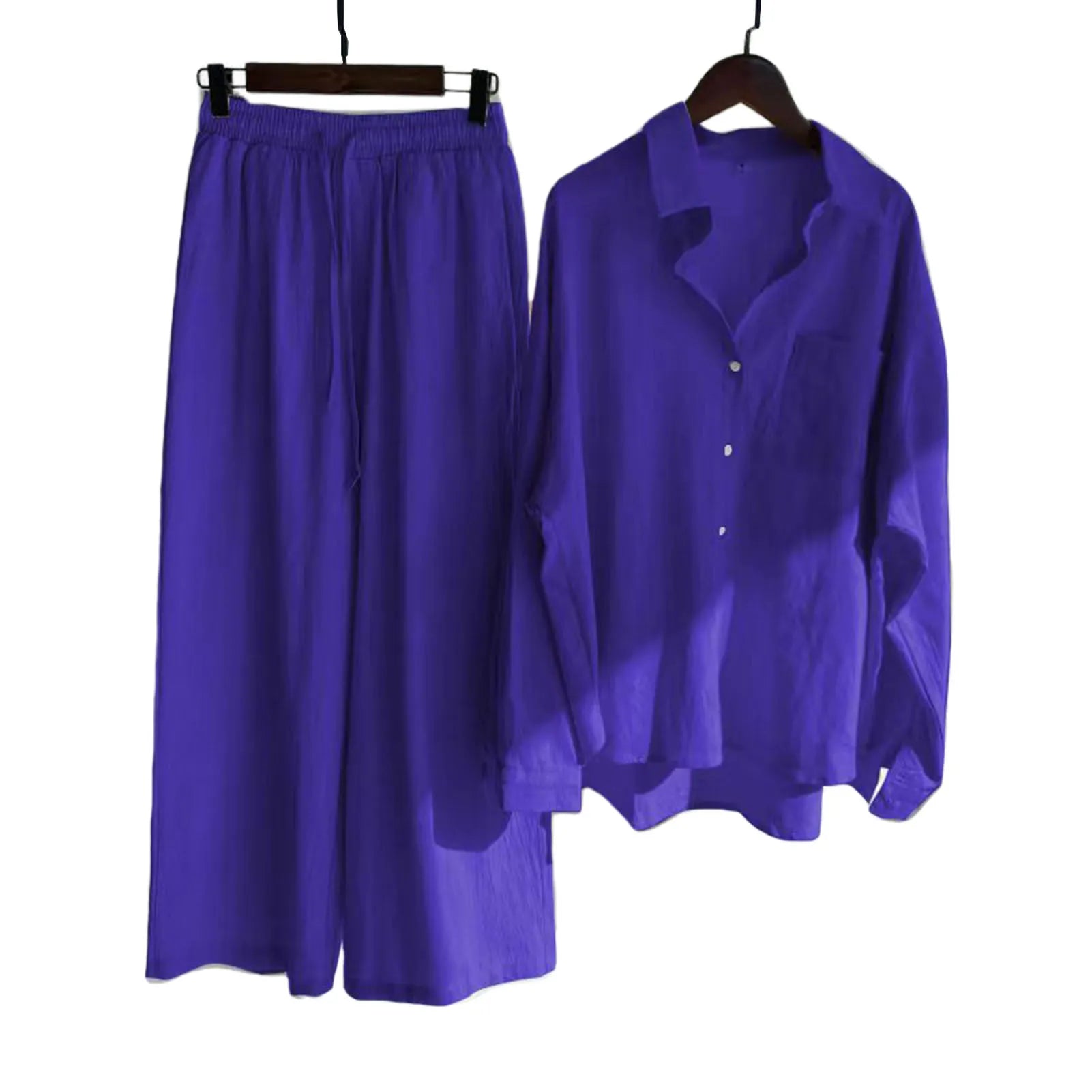 Ensemble Femme 2 Pièces Lin Décontracté | MDN Store