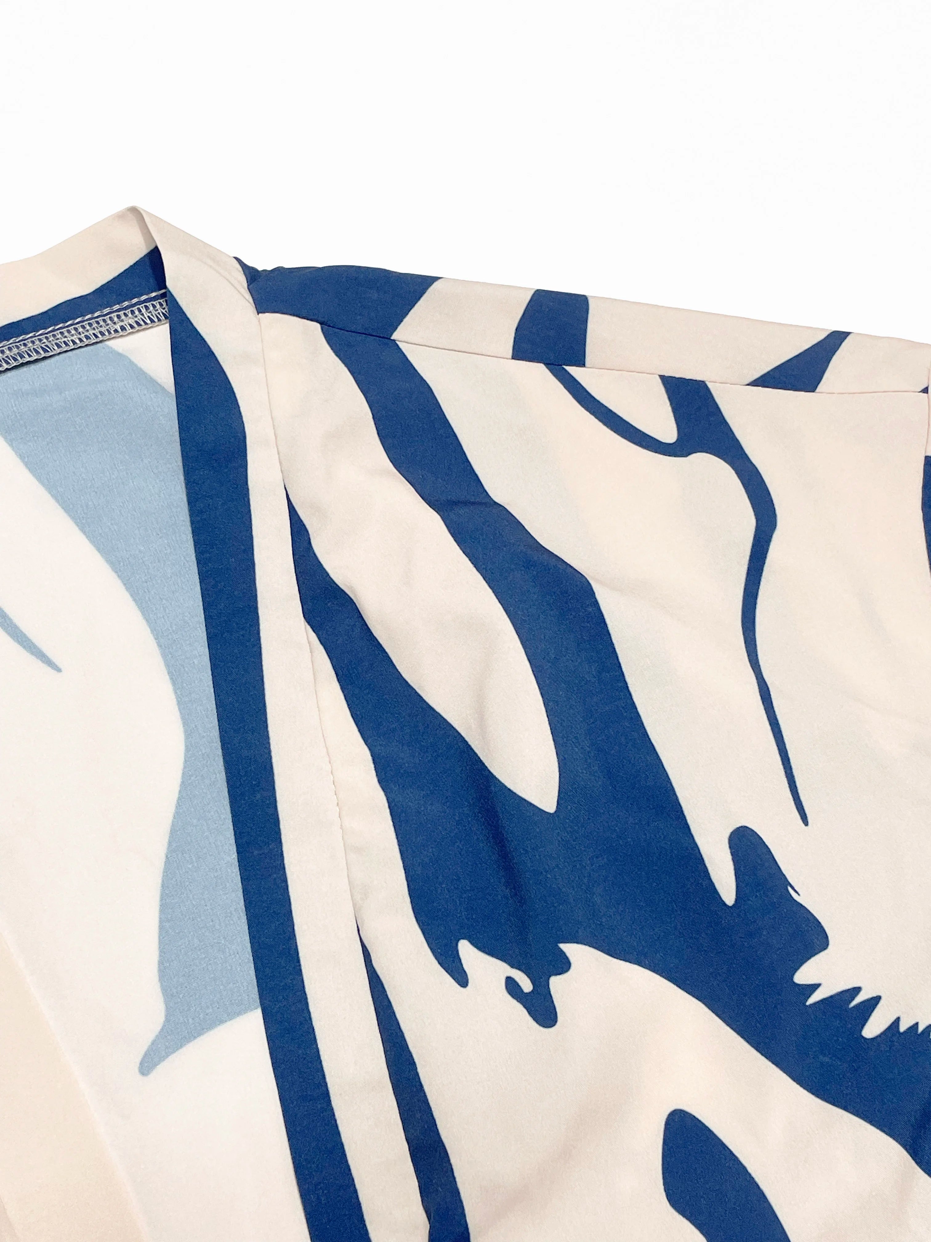 Ensemble Cardigan et Short Imprime Colorblock Femme Casual | MDN Store 25