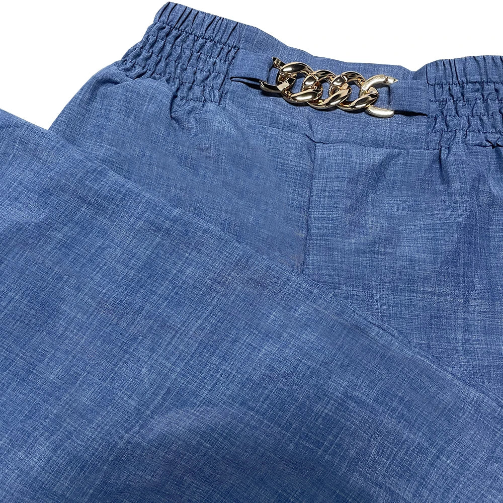 Pantalon M taille Bleu femme - MDN Store 25
