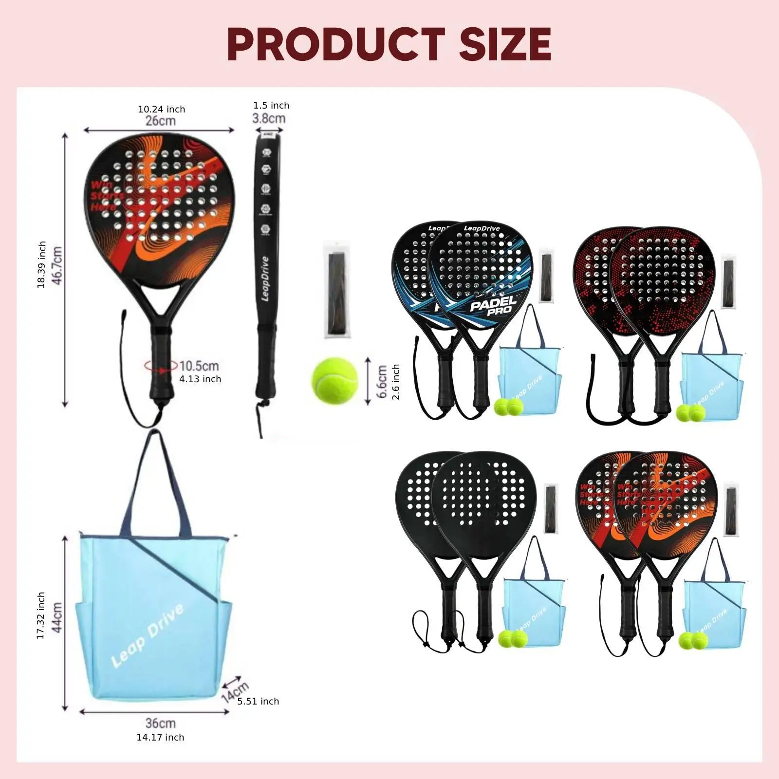 raquette-de-padel-en-fibre-de-carbone-noyau-en-mou - MDN Store 25