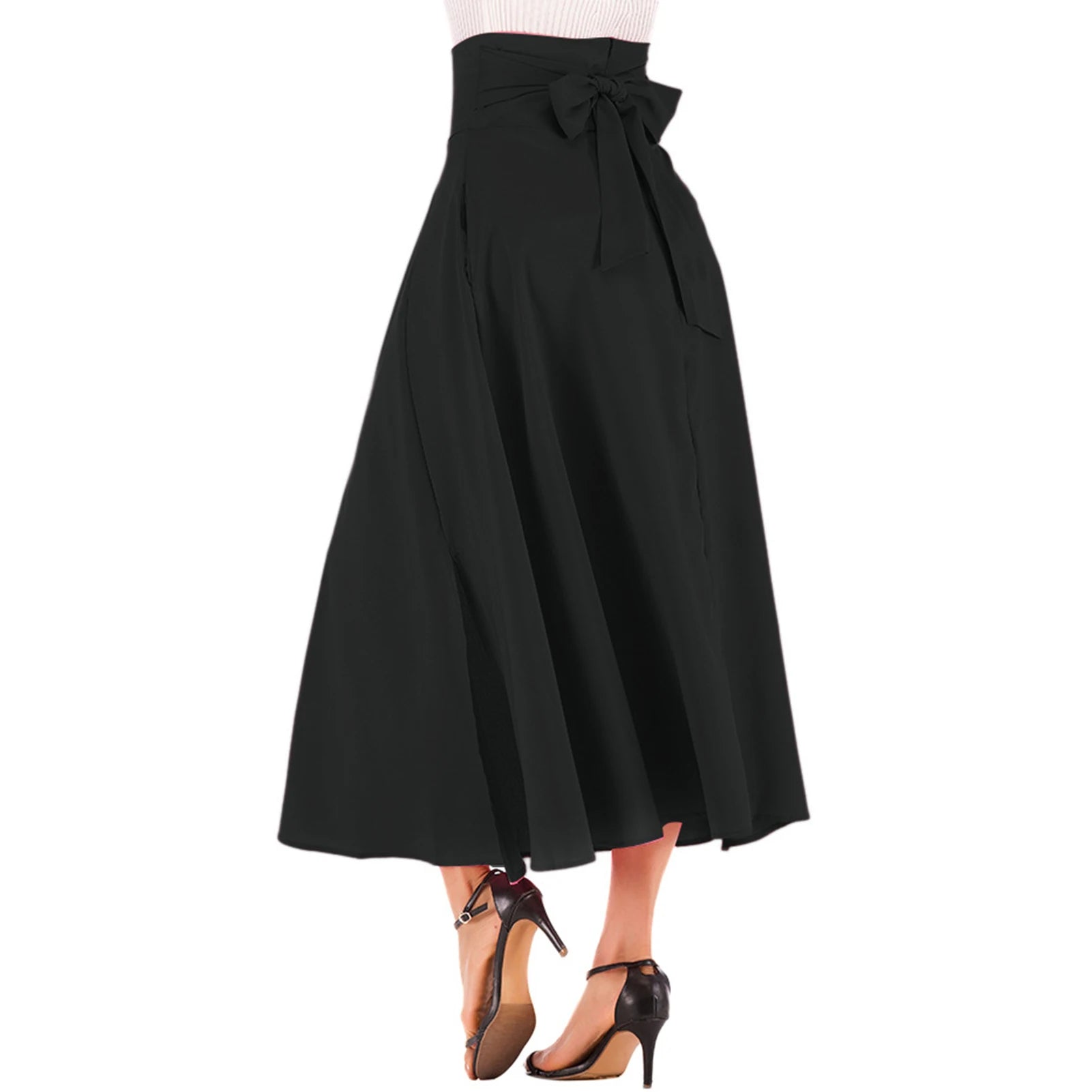 Jupe Longue Femme Taille Haute Élégante - photo 14 | MDN Store