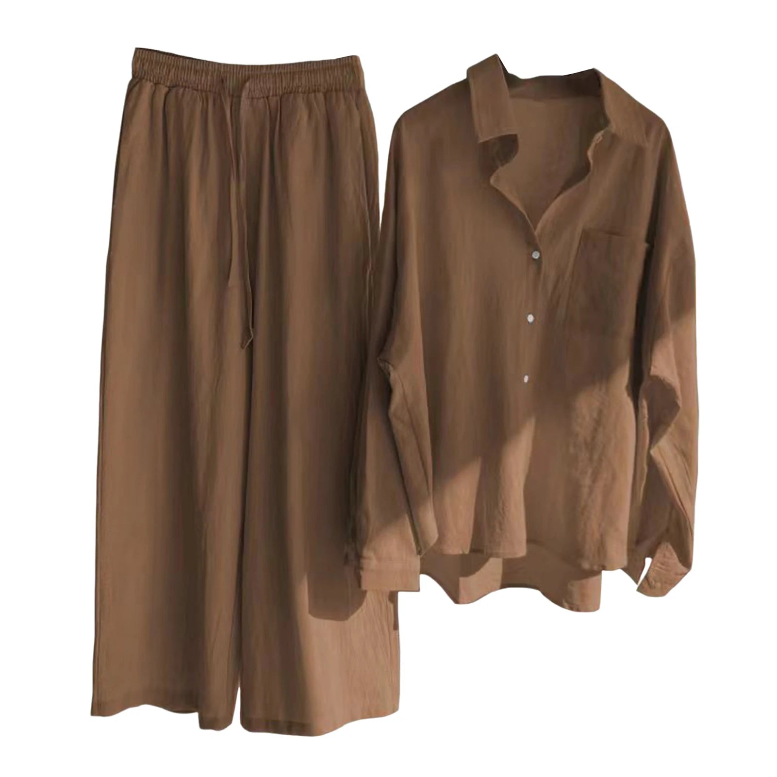 Ensemble Femme 2 Pièces Lin Décontracté | MDN Store