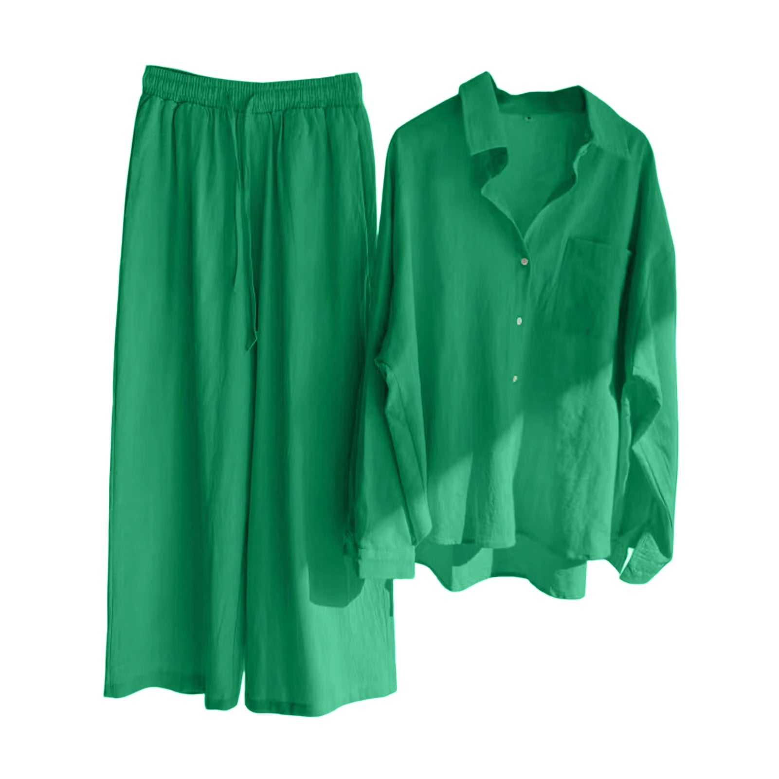 Ensemble Femme 2 Pièces Lin Décontracté | MDN Store
