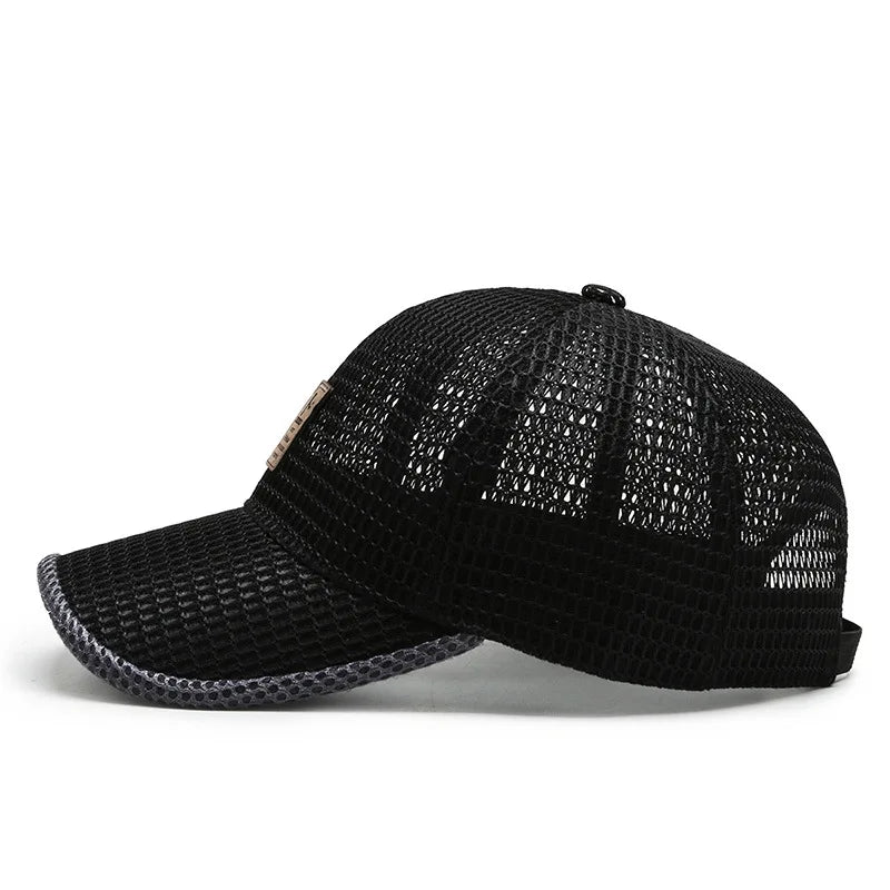 Casquette Baseball Maille Respirante Snapback Femme Reglable Ete | MDN Store 25