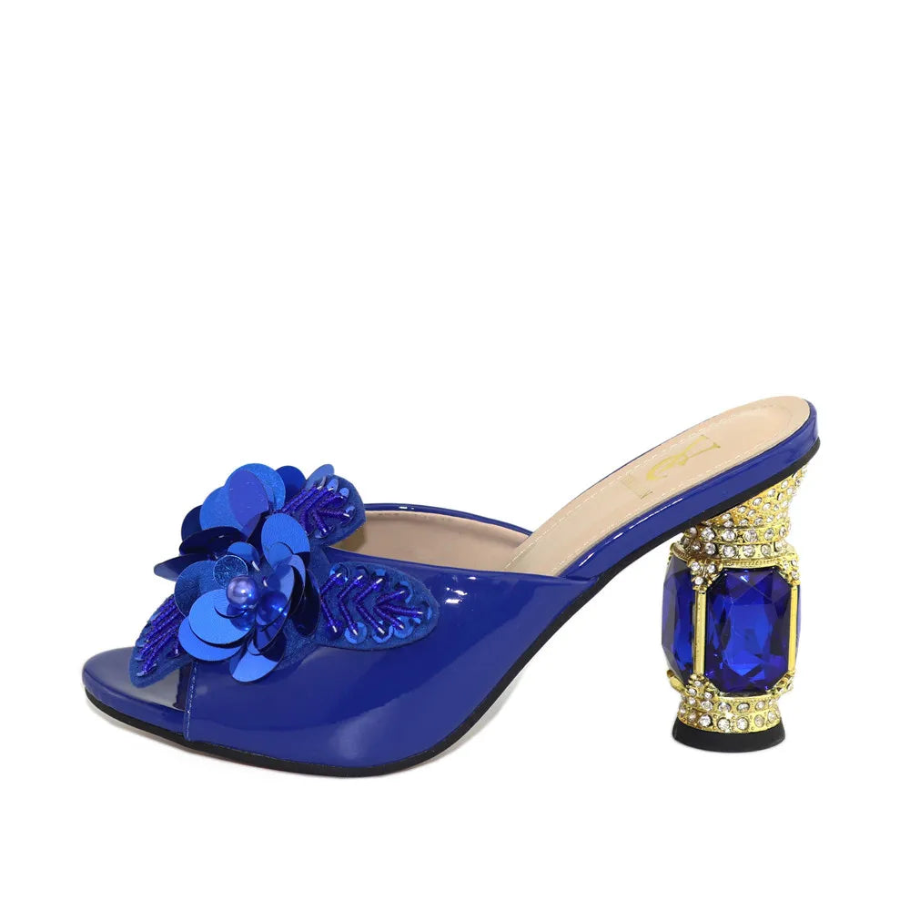 Escarpins Strass Talon Aiguille Femme Mariage | MDN Store 25