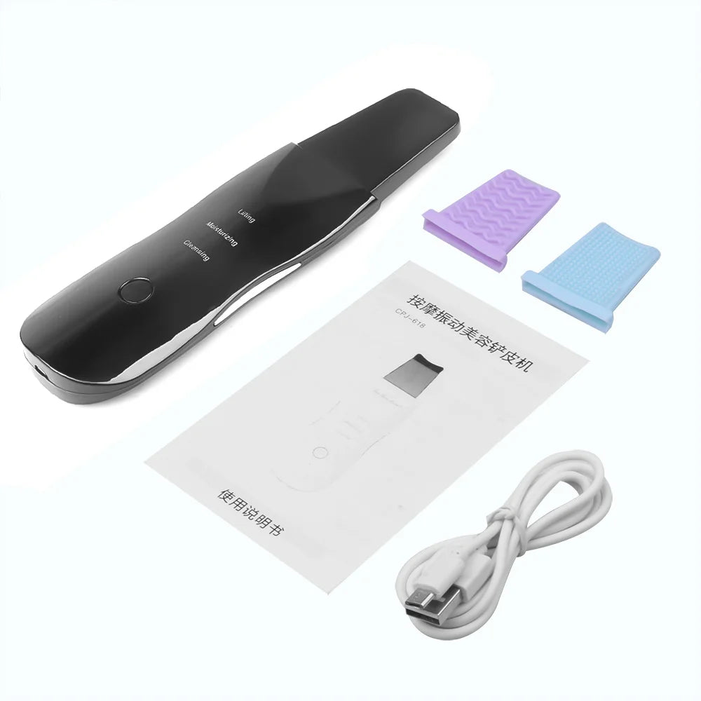 Spatule Faciale à Ultrasons — Nettoyant, Anti-Points Noirs & Masseur | MDN Store 25