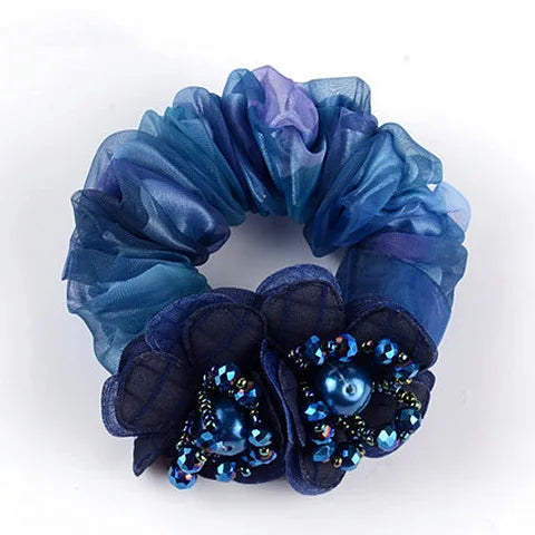 Chouchou Dentelle Nœud Fantaisie - Élastique Cheveux Femme Fille Haute... | MDN Store
