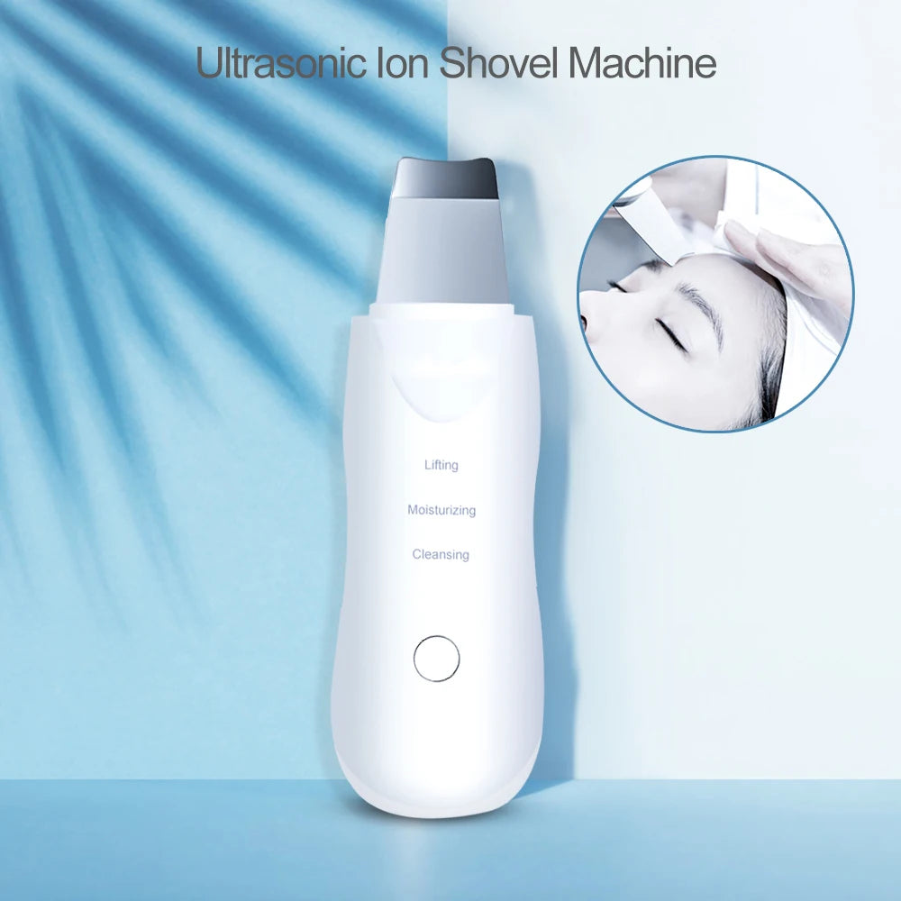 Spatule Faciale à Ultrasons — Nettoyant, Anti-Points Noirs & Masseur | MDN Store 25