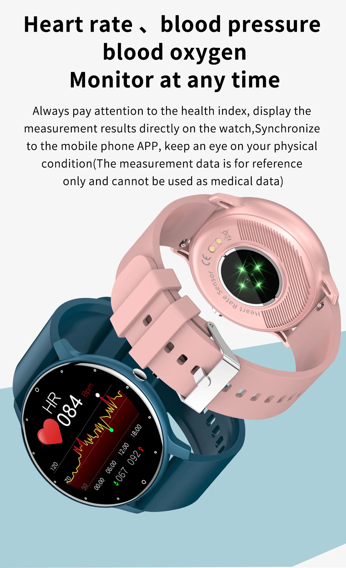 Montre Connectée Femme Homme LIGE Étanche - Bracelet Sport Météo Android iOS | MDN