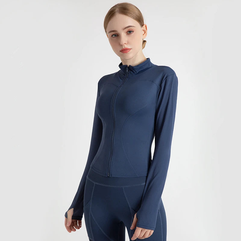 Veste Sport Femme Zippée Séchage Rapide - Sweat Yoga Fitness Running | MDN Store