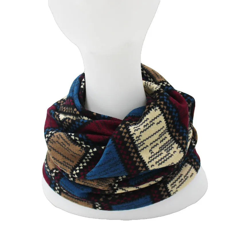 Bonnet Plaid Mixte Automne Hiver - Design Contrasté | MDN