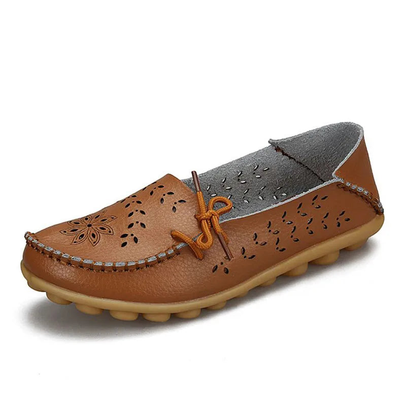 Ballerines Cuir Véritable Confort Femme | MDN