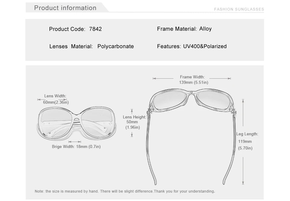 KINGSEVEN Lunettes de Soleil Polarisées Femme Papillon Rétro UV400 | MDN Store 25