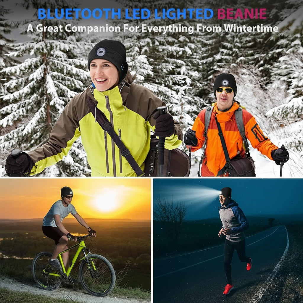 Bonnet Bluetooth LED Écouteurs | MDN Store
