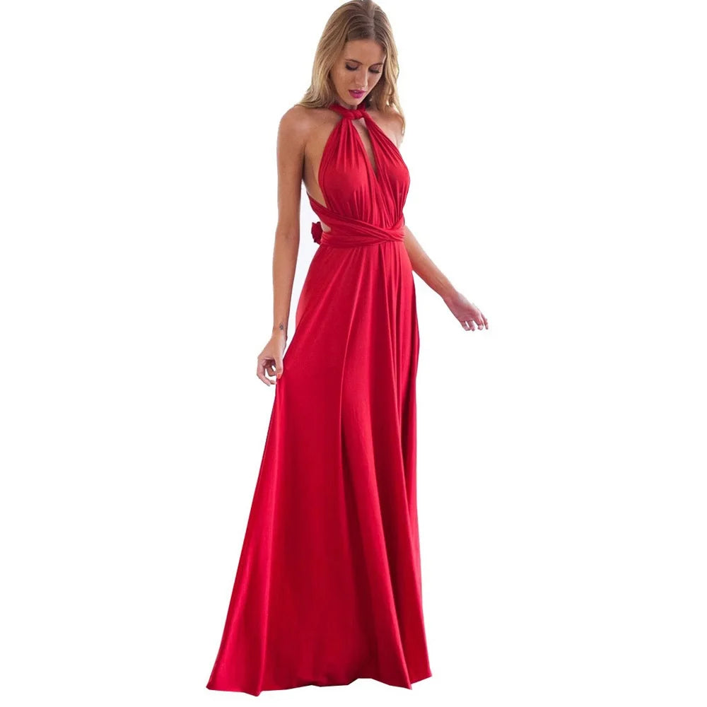 Robe Longue Femme Multiway Convertible Boho Bandage | MDN Store