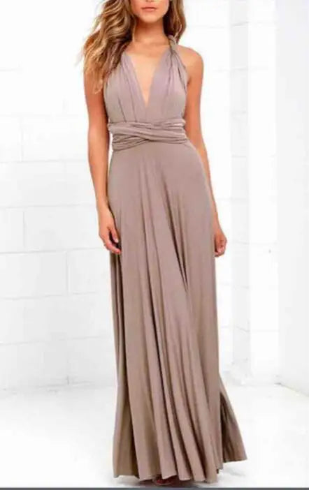 Robe Longue Femme Multiway Convertible Boho Bandage | MDN Store