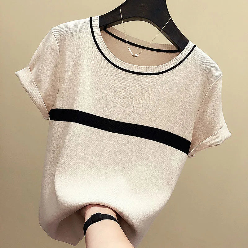 T-Chemise Rayé Femme | MDN Store