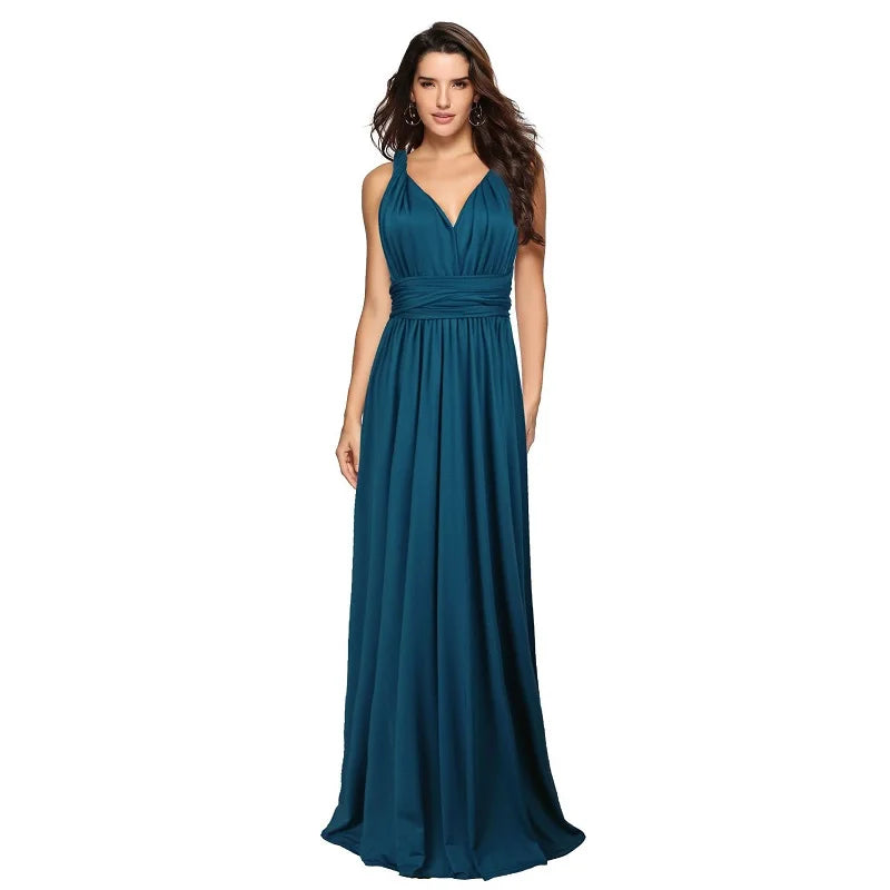Robe Longue Femme Multiway Convertible Boho Bandage | MDN Store