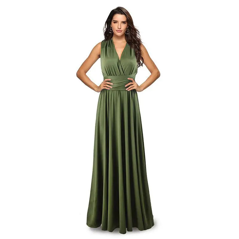 Robe Longue Femme Multiway Convertible Boho Bandage | MDN Store