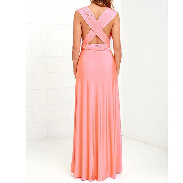 Robe Longue Femme Multiway Convertible Boho Bandage | MDN Store