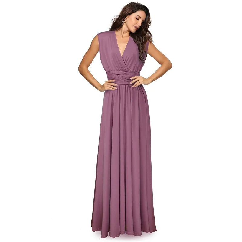 Robe Longue Femme Multiway Convertible Boho Bandage | MDN Store