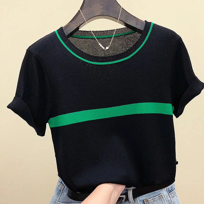 T-Chemise Rayé Femme | MDN Store
