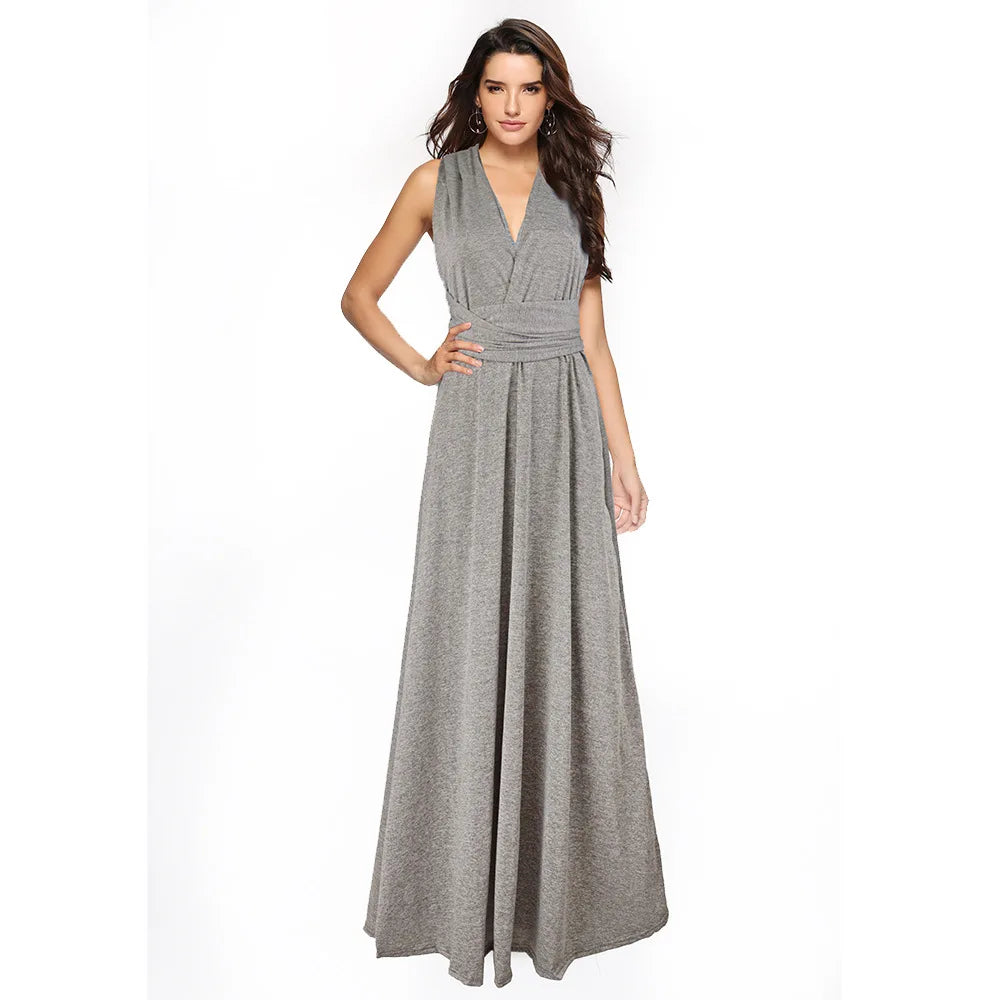 Robe Longue Femme Multiway Convertible Boho Bandage | MDN Store