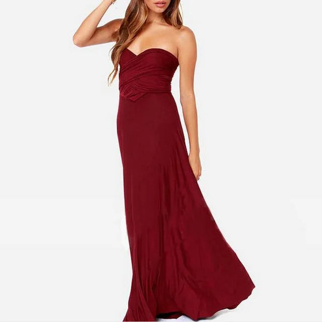 Robe Longue Femme Multiway Convertible Boho Bandage | MDN Store