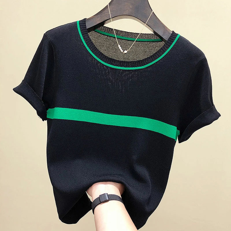 T-Chemise Rayé Femme | MDN Store