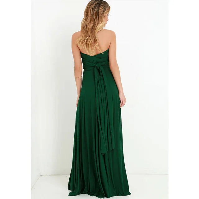 Robe Longue Femme Multiway Convertible Boho Bandage | MDN Store