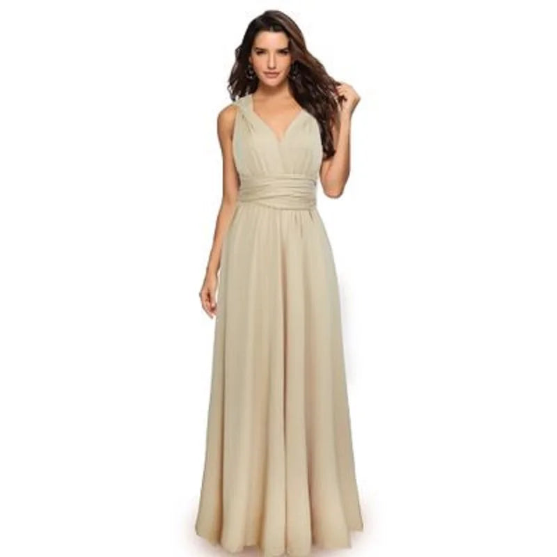 Robe Longue Femme Multiway Convertible Boho Bandage | MDN Store