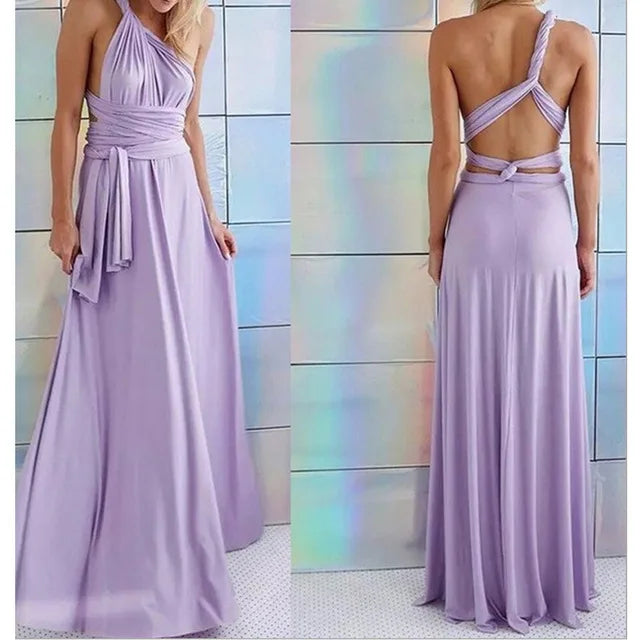 Robe Longue Femme Multiway Convertible Boho Bandage | MDN Store