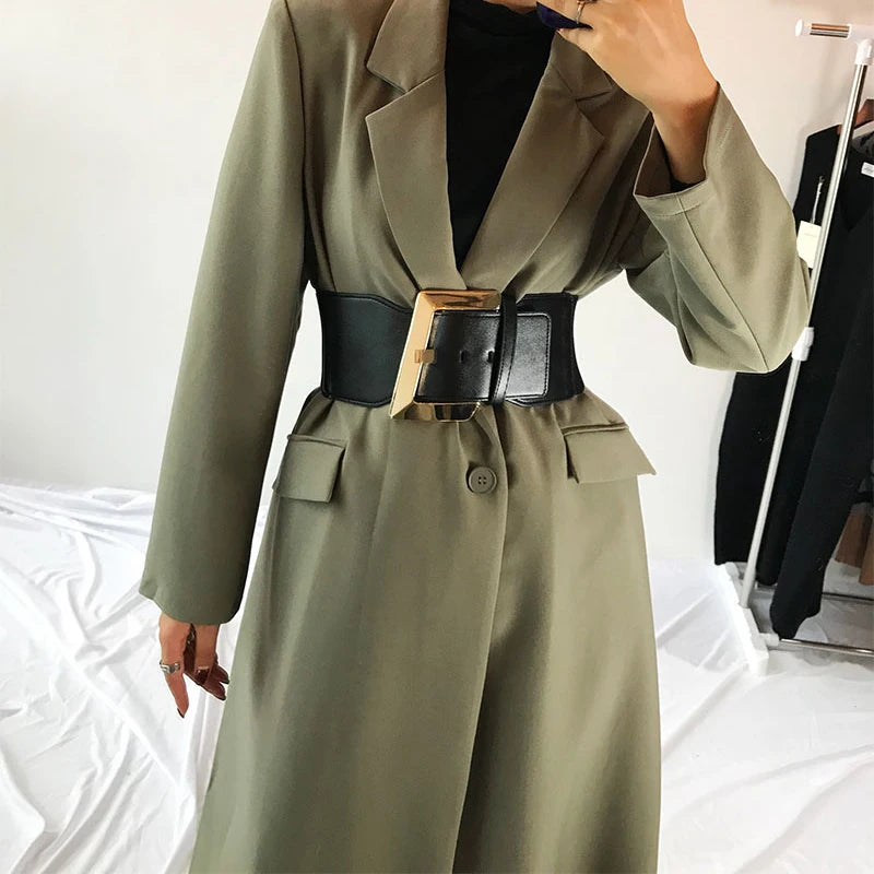 Ceinture Corset Large Élastique Femme Grande Taille - Ceinture Taille Stretch Mode | MDN