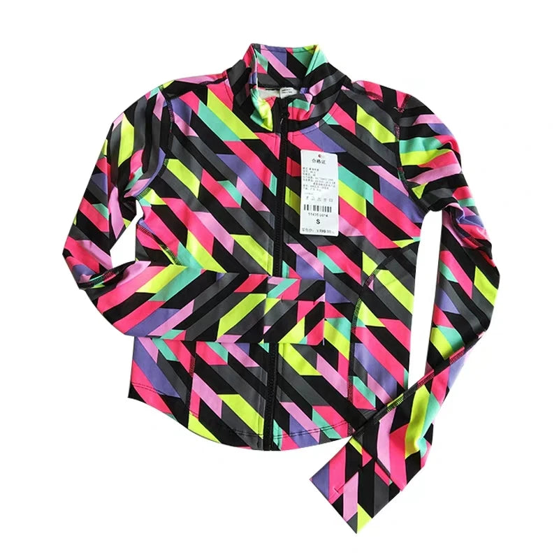Veste Sport Femme Manches Longues Zippée - Sweat Fitness Running Yoga | MDN Store