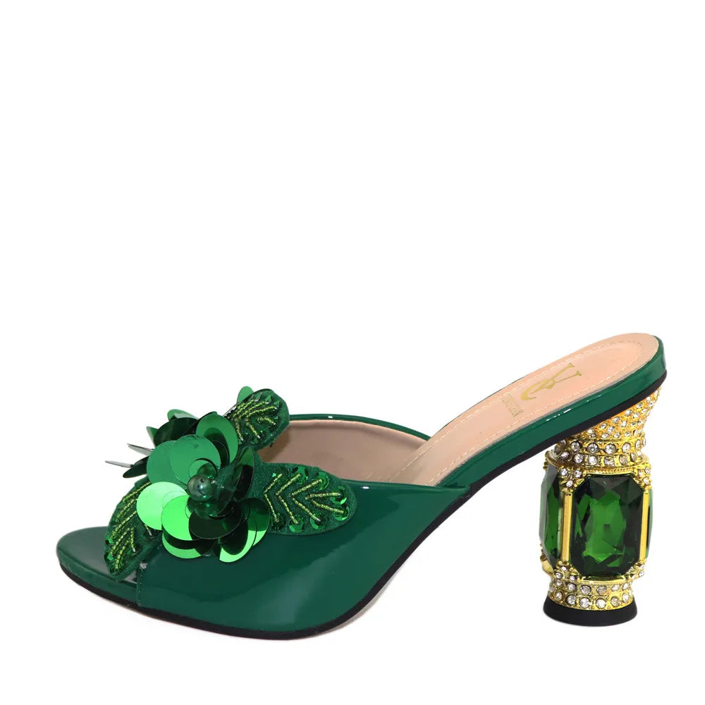 Escarpins Strass Talon Aiguille Femme Mariage | MDN Store 25