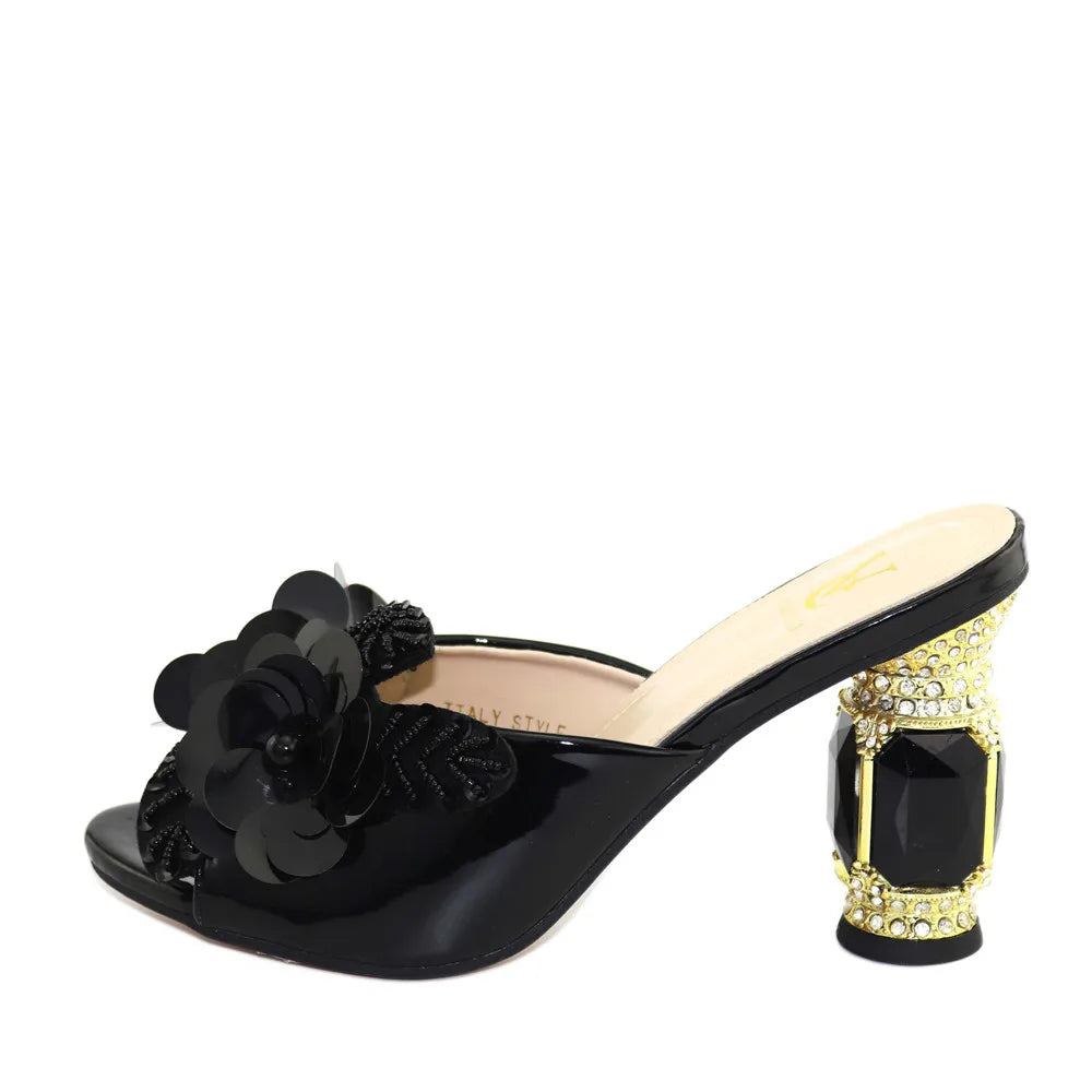 Escarpins Strass Talon Aiguille Femme Mariage | MDN Store 25