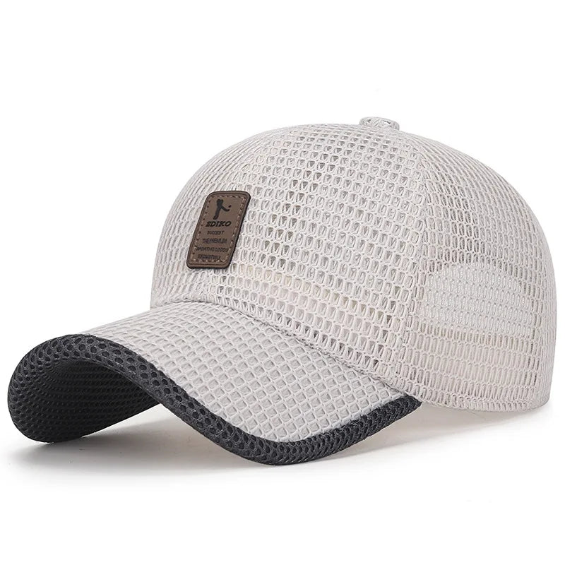Casquette Baseball Maille Respirante Snapback Femme Reglable Ete | MDN Store 25