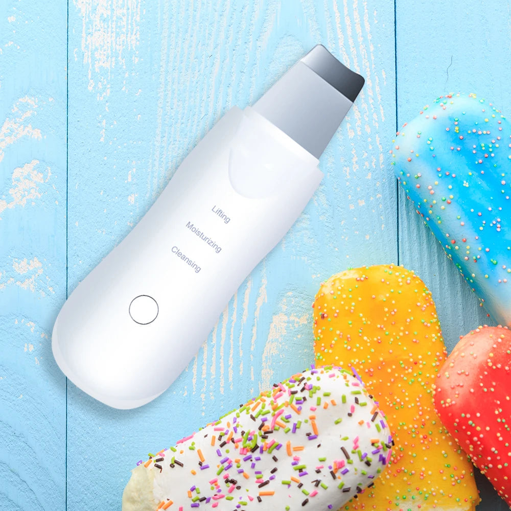 Spatule Faciale à Ultrasons — Nettoyant, Anti-Points Noirs & Masseur | MDN Store 25